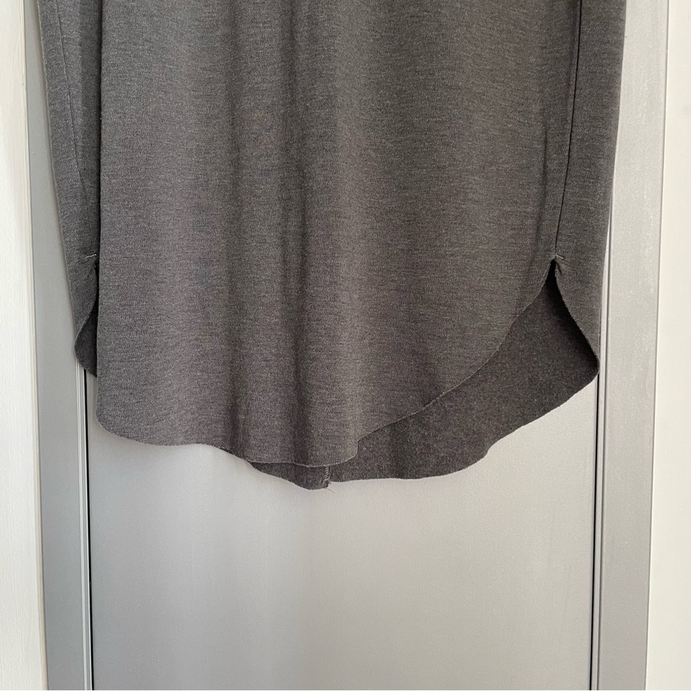 KIT AND ACE Mockneck Long Sleeve Gray Midi Dress - Picture 5 of 14
